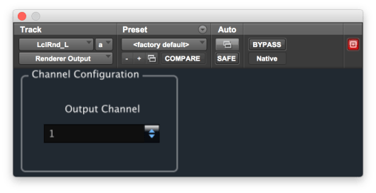 Local Renderer Output